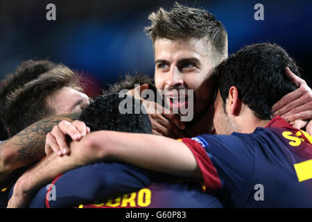 Soccer - UEFA Champions League - Turno di 16 - Seconda tappa - Barcellona v AC Milano - Stadio Nou Camp Foto Stock