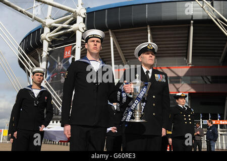 Il Rugby - RBS 6 Nazioni Championship 2013 - Galles v Inghilterra - Millennium Stadium Foto Stock