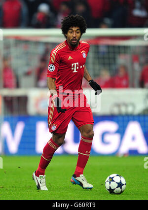 Calcio - UEFA Champions League - Round of 16 - seconda tappa - Bayern Monaco / Arsenal - Allianz Arena. Dante Bonfim Costa Santos, Baviera Monaco Foto Stock