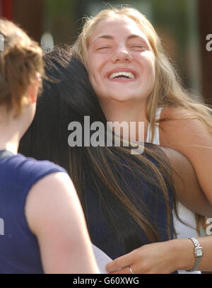 Catherine slitta celebra un livello di risultati Foto Stock