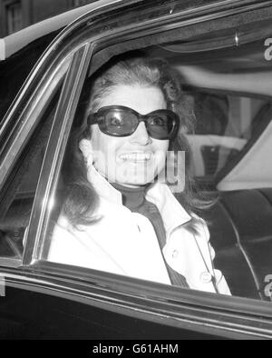 Onorevole Jackie Onassis Foto Stock