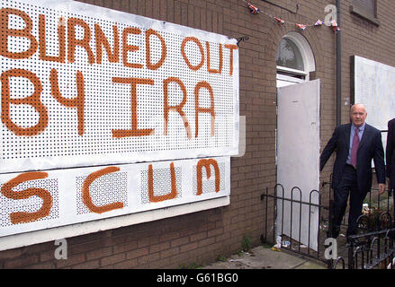 Dr John Reid Visite East Belfast Foto Stock