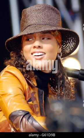 Alicia Keys - Una grande domenica Foto Stock