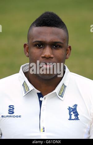 Cricket - Warwickshire CCC 2013 Photocall - Edgbaston Cricket Ground. Keith Barker, Warwickshire Foto Stock