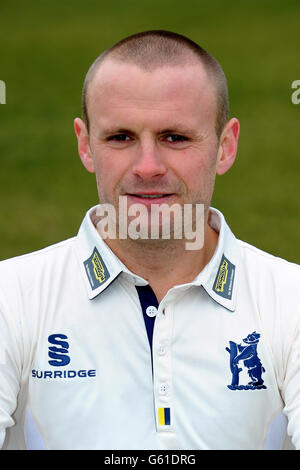 Cricket - Warwickshire CCC 2013 Photocall - Edgbaston Cricket Ground. Will Porterfield, Warwickshire Foto Stock