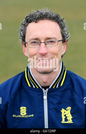 Cricket - Warwickshire CCC 2013 Photocall - Edgbaston Cricket Ground. Tony Frost, Warwickshire batting/2nd XI allenatore Foto Stock