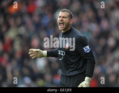 Kelvin Davies di Southampton durante la partita Barclays Premier League a St Mary's, Southampton. PREMERE ASSOCIAZIONE foto. Data immagine: Sabato 30 marzo 2013. Vedi la storia della PA DI SOUTHAMPTON. Il credito fotografico dovrebbe essere: Daniel Hambury/PA Wire. Foto Stock