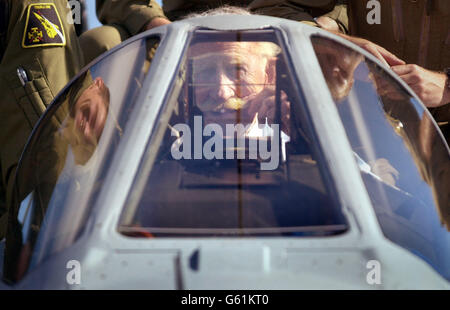 RAF Leuchars - Squadron Leader B. G. 'Stapme' Stapleton Foto Stock