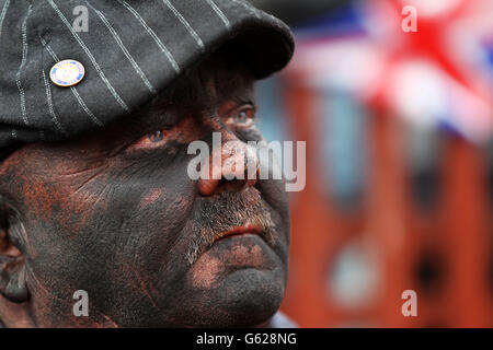 La Baronessa Thatcher funerale Foto Stock