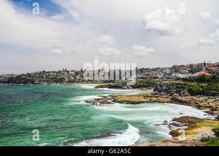 Rocky Bronte Beach a Sydney in Australia Foto Stock