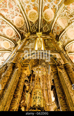 Il Convento di Cristo (Convento de Cristo/Mosteiro de Cristo) - Un ex Cavalieri Templari Sede e sito del Patrimonio Mondiale Foto Stock