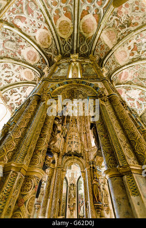 Il Convento di Cristo (Convento de Cristo/Mosteiro de Cristo) - Un ex Cavalieri Templari Sede e sito del Patrimonio Mondiale Foto Stock