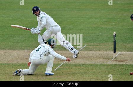 Cricket - LV=County Championship - Division One - Giorno 2 - Nottinghamshire v Middlesex - Trent Bridge Foto Stock