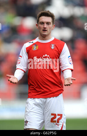 Calcio - Npower Football League Two - Rotherham United v AFC Wimbledon - New York Stadium. Lee Frecklington, Rotherham United Foto Stock