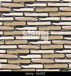 Muro di pietra di sfondo, formato vettoriale Illustrazione Vettoriale