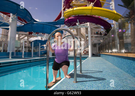 Norwegian Breakaway arriva a Southampton Foto Stock