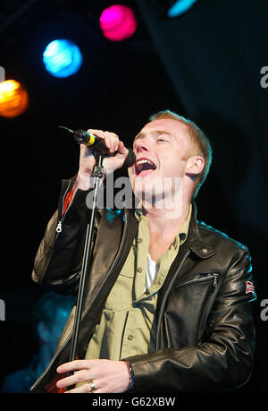 Ronan Keating Luminarie di Blackpool Foto Stock