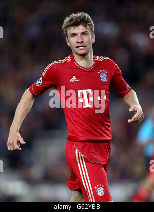 Calcio - UEFA Champions League - Semifinale - seconda tappa - Barcellona v Bayern Monaco - Nou Camp. Thomas Muller, Baviera Monaco Foto Stock