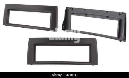 1DIN car frame radio Foto Stock