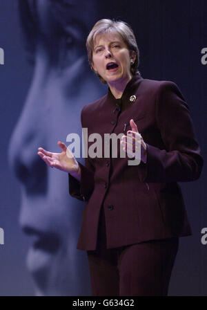 Tory Conference - Theresa Maggio Foto Stock