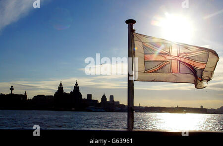 Fiume Mersey Ferry Foto Stock