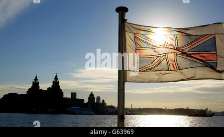 Fiume Mersey Ferry Foto Stock
