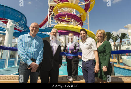 Norwegian Breakaway arriva a Southampton Foto Stock