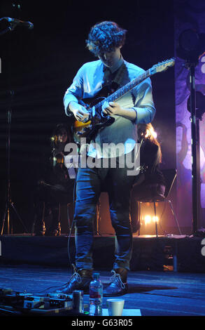 Alt-J di eseguire alla Brixton Academy - London Foto Stock