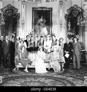 Royalty - Il principe William del Battesimo - Buckingham Palace Foto Stock