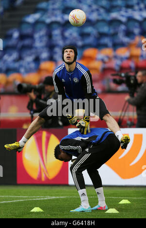 Soccer - UEFA Europa League - Benfica v Chelsea - Chelsea - Conferenza stampa e formazione - Amsterdam Arena Foto Stock