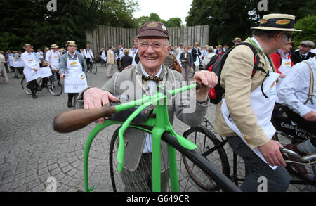 Xx annuale di Bloomsday Messenger Bike Rally Foto Stock