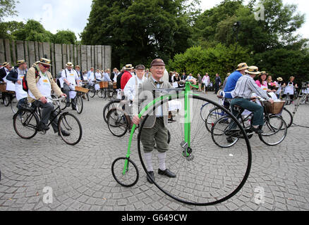 Xx annuale di Bloomsday Messenger Bike Rally Foto Stock