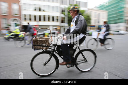 Xx annuale di Bloomsday Messenger Bike Rally Foto Stock