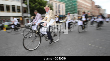Xx annuale di Bloomsday Messenger Bike Rally Foto Stock