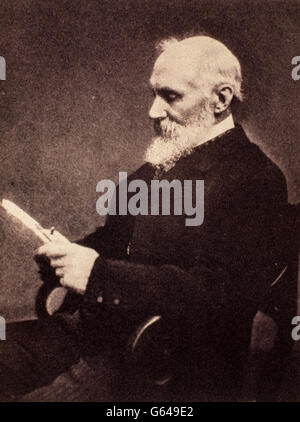 William Thomson, primo Baron Kelvin (Belfast, 26 giugno 1824 - Largs, 17 dicembre 1907) Foto Stock