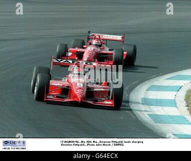 Motor Sport, Indy 400, Rio de Janeiro, Brasile Foto Stock