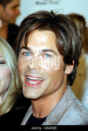 Rob Lowe VH-1 Awards. L'attore Rob Lowe arriva al VH-1 Big nel 2002 Awards all'Olympic Auditorium di Los Angeles. Foto Stock