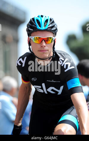 Ciclismo - 2013 giro D'Italia - 1° giorno - Napoli. Christian Knees, Team Sky Procicling Foto Stock