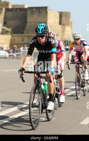 Ciclismo - 2013 giro D'Italia - 1° giorno - Napoli. Rigoberto Uran Uran, Team Sky Procicling Foto Stock