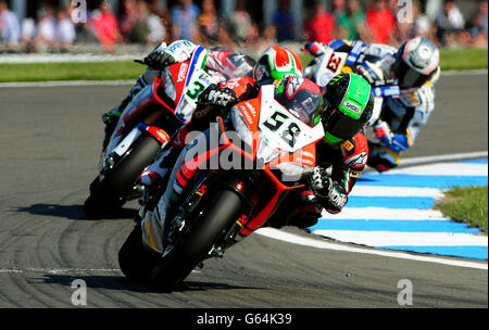 Motor Racing - SBK FIM Superbike World Championship - Round 5 - giorno della gara - Donington Park Foto Stock