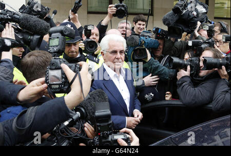 Max Clifford causa in tribunale Foto Stock