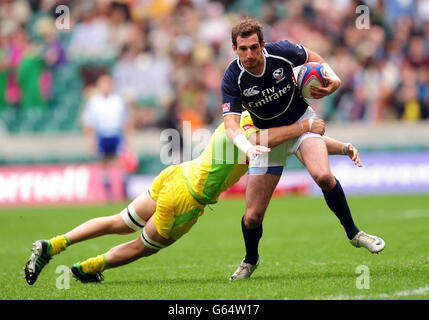 Rugby Union - Marriott London Sevens - Giorno 1 - Stadio di Twickenham Foto Stock