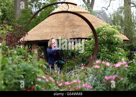 RHS Chelsea Flower Show preperations Foto Stock