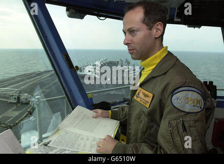 USS Abraham Lincoln nel Golfo Foto Stock