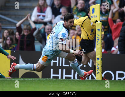 Rugby Union - Aviva Premiership - Finale Leicester Tigers v Northampton santi - Stadio di Twickenham Foto Stock