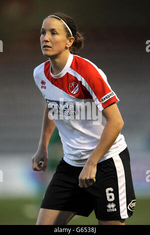 Calcio - fa Women's Super League - Lincoln City Ladies / Arsenal Ladies - Sincil Bank. Casey Stoney, Signore della città di Lincoln. Foto Stock