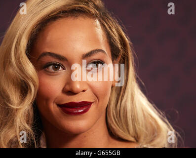 Beyonce Knowles-carter al concerto dal vivo di Sound of Change tenutosi al Twickenham Stadium di Londra. Foto Stock