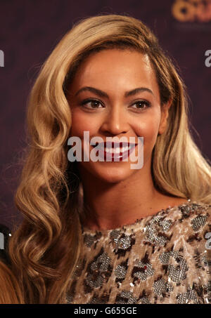 Beyonce Knowles-carter al concerto dal vivo di Sound of Change tenutosi al Twickenham Stadium di Londra. Foto Stock