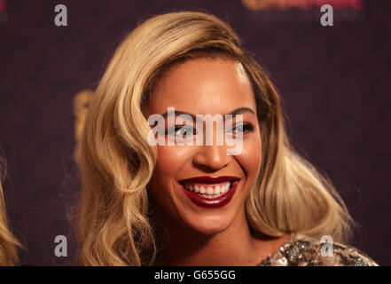 Beyonce Knowles-carter al concerto dal vivo di Sound of Change tenutosi al Twickenham Stadium di Londra. Foto Stock