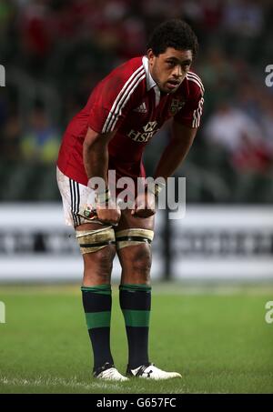 Rugby Union - Tour dei Lions britannici e irlandesi nel 2013 - Barbariani / Lions britannici e irlandesi - Stadio di Hong Kong. Toby Faletau, Lions britannici e irlandesi Foto Stock